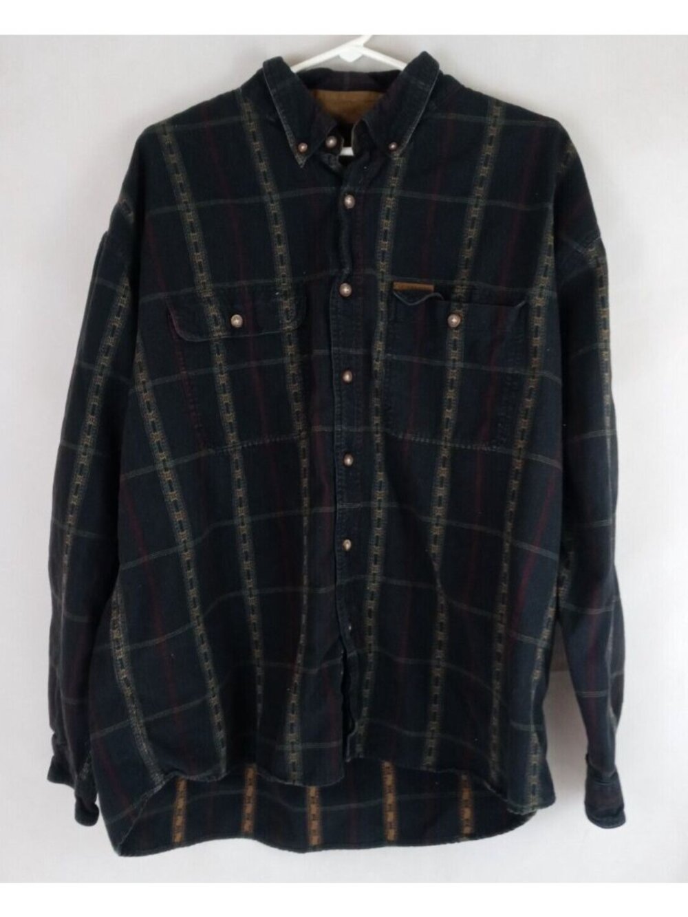 Clearwater Outfitters Men's Black Western Casual dress Shirt Size 2XL